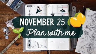 Plan with me: November 2025 | 🌱 Spring & Lemons Theme 🍋 | Hobonichi Weeks Planner Set Up