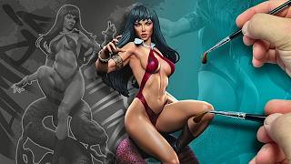 Vampirella - How To Paint a 3D Printed Statue