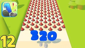 Number Run 3D - All Levels Gameplay Android, iOS (Max Lvl 225-251) Walkthrough Part 12