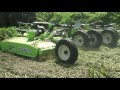 SCHULTE FX-520 & John Deere.   Mulching weeds.  Мульчирование сорняков.  ООО "Ландтехник". (HD)