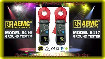 AEMC® 6416 & 6417 Clamp On Ground Resistance Tester Introduction