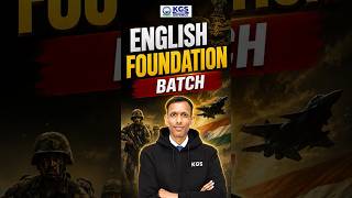 English Foundation Batch: Build Your Basics Strong 💪 #defenceaspirants #english #foundationbatch