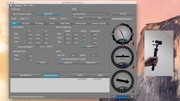 Setting up the PilotFly FunnyGo 3 Axis Handheld Gimbal using Bluetooth from and iMac