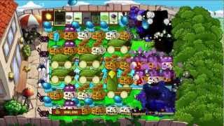 Plants Vs. Zombies Endless Survival Mode Xbox 360 720P Gameplay
