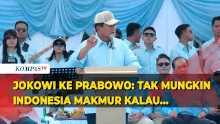Prabowo Ungkit Pesan Jokowi saat Kampanye di Lapangan Schwarz, Minahasa