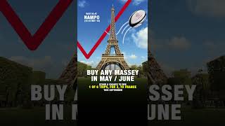 Buy any Massey Ferguson at Nampo 2023 and stand a chance to win a Trip to France in September 2023