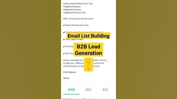 Email List Building | B2B Lead Generation Service #emailmarketing #emaillistbuilding #shorts