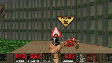 DOOM - No End In Sight (E1M2 - Slime Trails): Ultra Violence 100% (PS5 Gameplay)