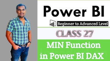 MIN function in Power BI DAX with Examples | Power BI Real-time