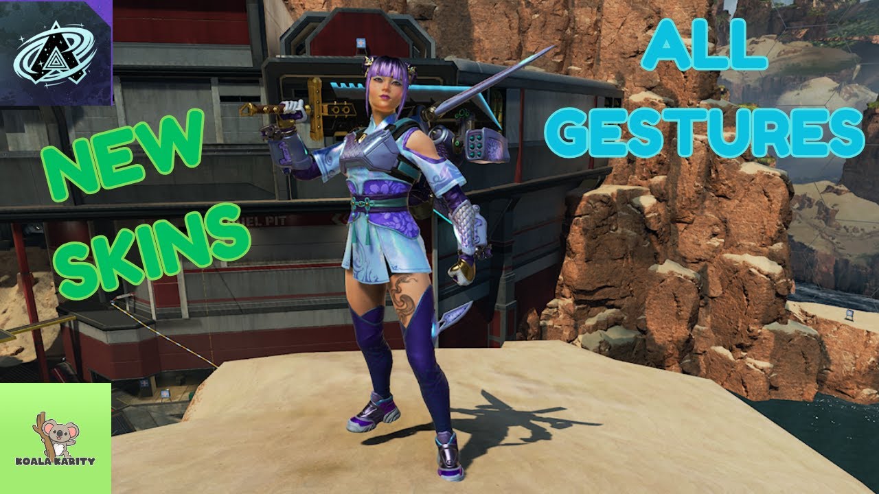 New Legendary Skin for Valk (Sky Serpent), All Gestures. [Apex