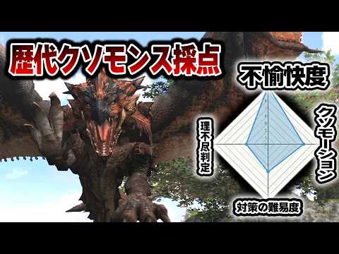 【モンハン解説】懐かしいで済ませるには、あまりにもクソすぎたモンスター達を採点してみた
