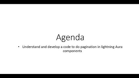 Pagination in Salesforce Lightning