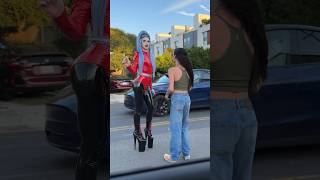 Drag Queen gets HIT by car walking in dangerous heels 🫨