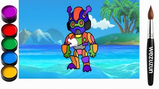 Playing with color gradients for a soft and eye-pleasing effect - Robots screenshot 5