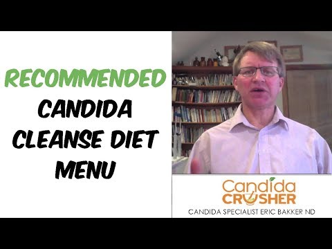 Recommended Candida Cleanse Diet Menu