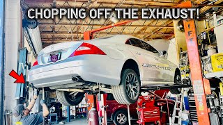 Mercedes CLS 500 Straight Pipe | SO LOUD V8 Beast MOD! | German AMG Dinosaur