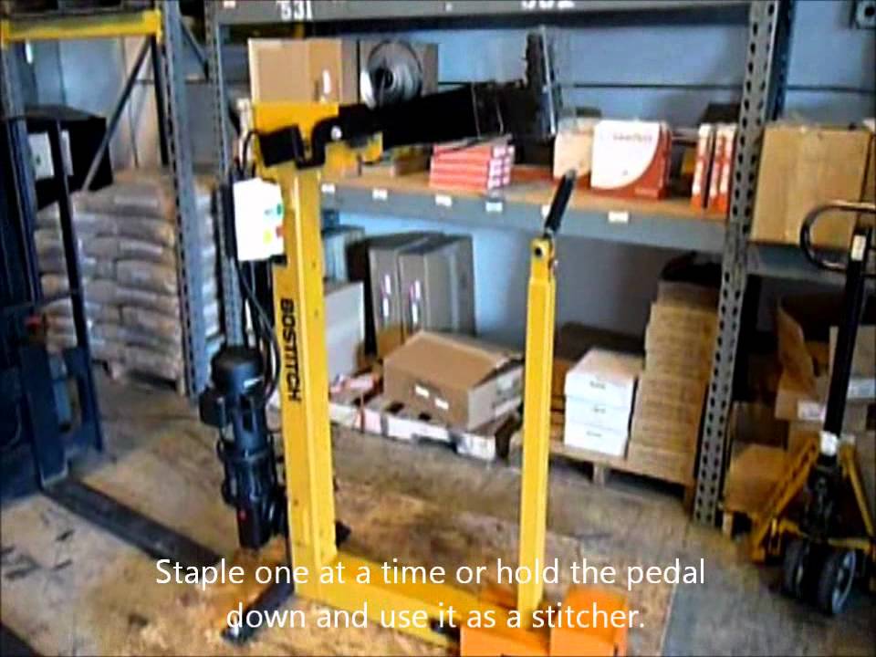 Bostitch FC96EC Carton Stapler YouTube