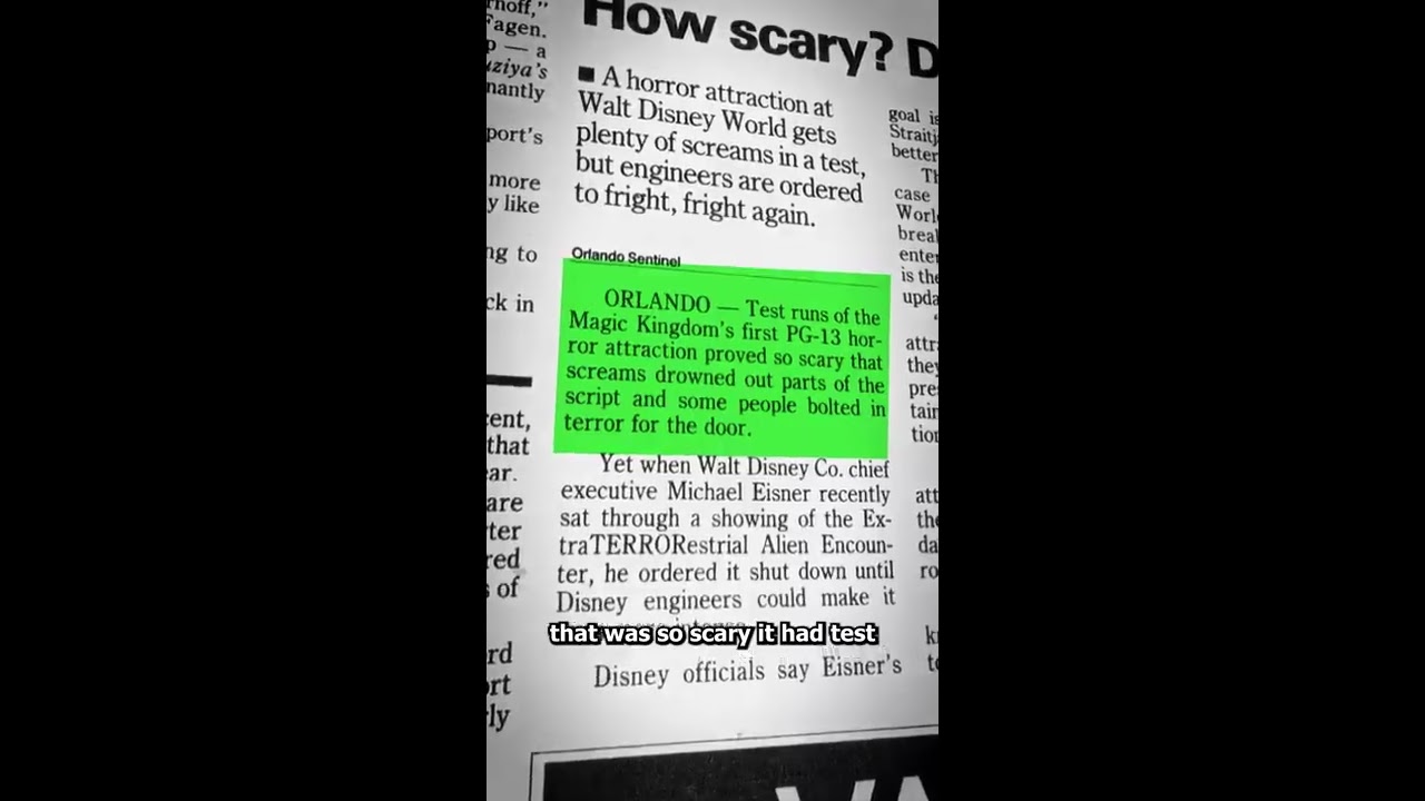 Disney S SCARIEST Ride Explained 
