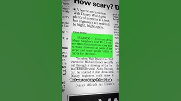 Thumbnail of Disney's SCARIEST ride 😱 (explained)