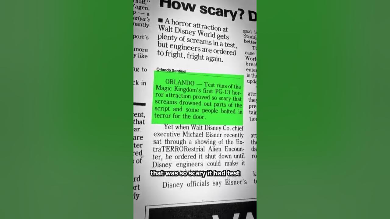 Disney's SCARIEST ride 😱 (explained)