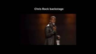Chris Rock backstage reaction after Will Smith Slapped him (FUNNY) 🤣