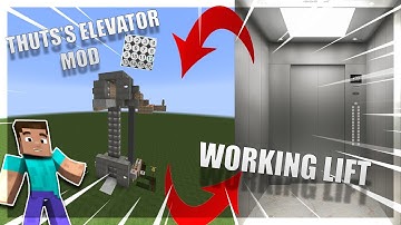 MINECRAFT WORKING ELEVATOR!! /1.15.2&1.16/Thut