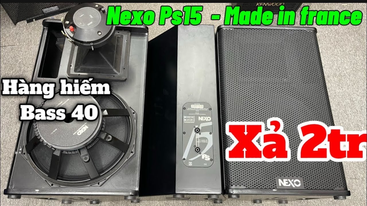 Hàng Hiếm Nexo Ps15 / Ps 12 bãi Pháp.Mẫu Loa karaoke , nghe nhạc chuyên nghiệp , loa sân Khấu  