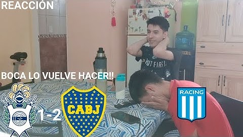 Gimnasia (1-2) Boca Jrs//Reacción 2022 [Reacciona Hincha Racinguista]