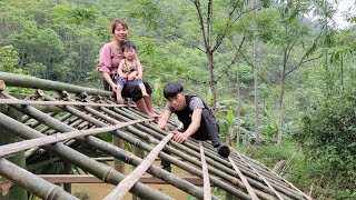 Project to build and complete a 3-room bamboo house villa | Bamboo house of Xuan and his wife