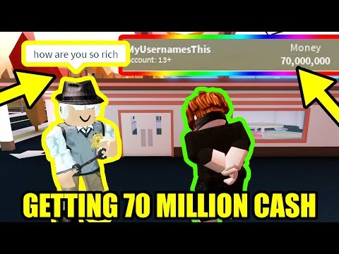 Getting 70 Million Cash In Roblox Jailbreak Badcc Gets Mad Youtube - one million money jailbreak roblox hack