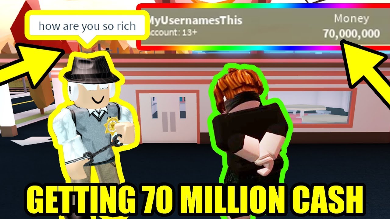 Getting 70 Million Cash In Roblox Jailbreak Badcc Gets Mad Youtube - roblox jailbreak asimo and badcc