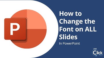 How to change the fonts on all slides in PowerPoint