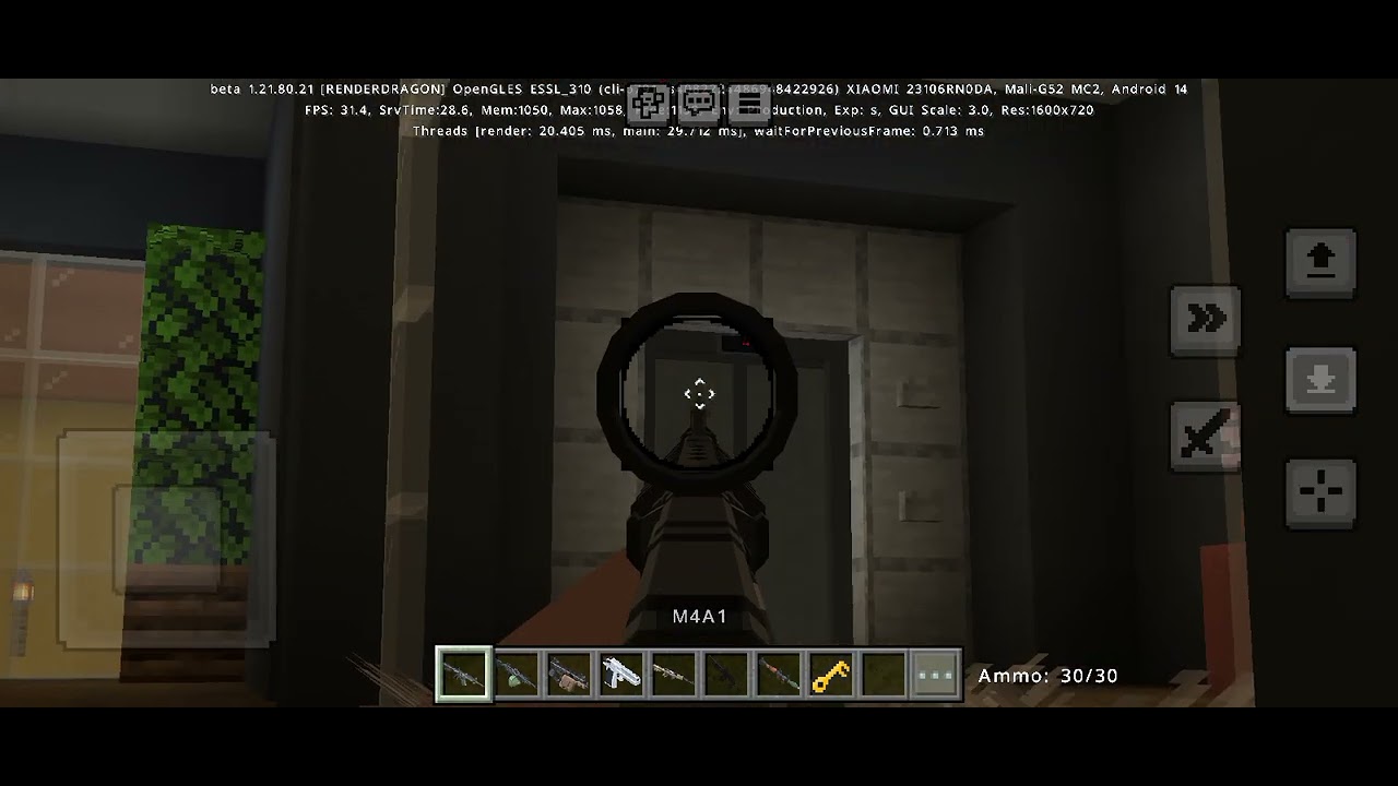 How to double crouch aim in minecraft - YouTube