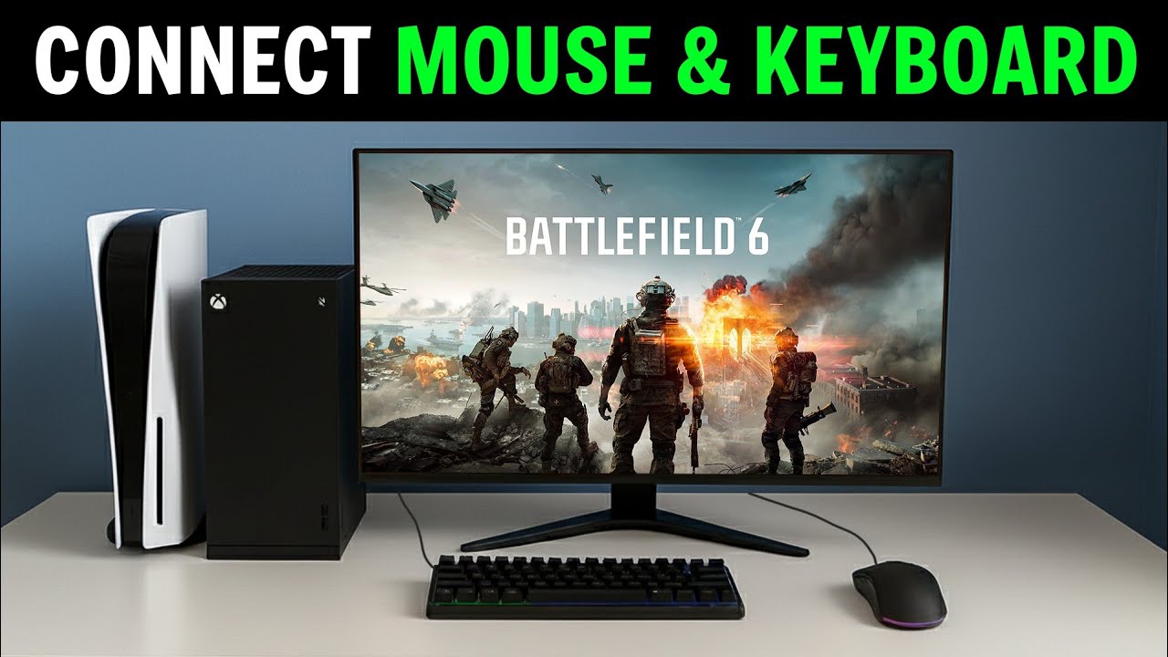 Как подключить мышь и клавиатуру для игры в Battlefield 6 на PS5 или XBOX