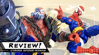 Hasbro CYBORG SPIDER-WOMAN (Across the Spider-verse) SPEED Review! | Marvel Legends