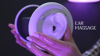 [ASMR] EAR MASSAGE for a comfortable night🌙 Cozy room ambience (No Talking)