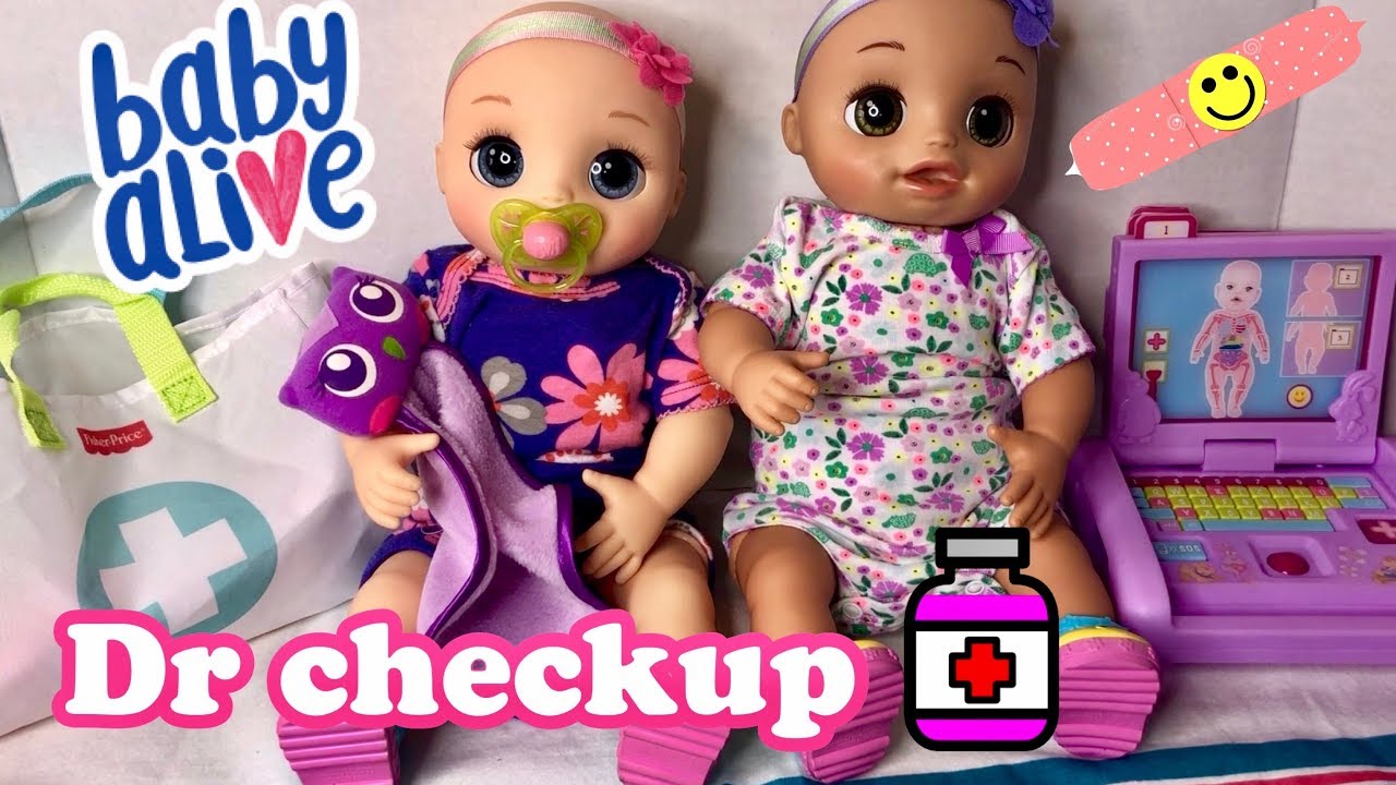 Baby Alive REAL AS BE Dr checkup and laptop - YouTube