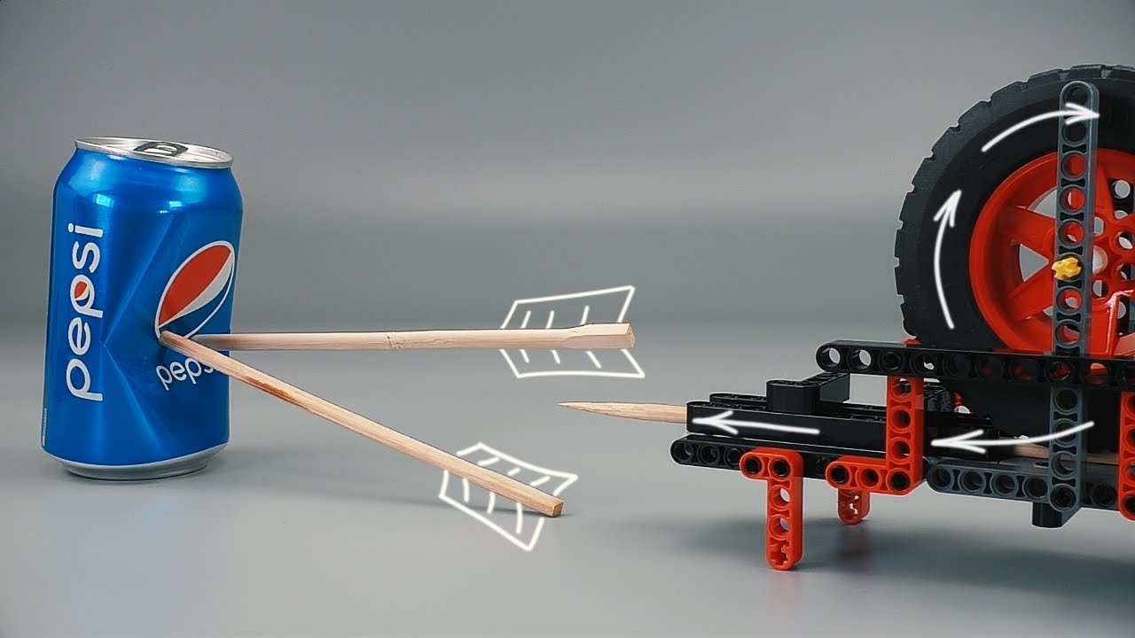 🥢🔫 Chopsticks Gun - Lego Technic  - #lego Experiments