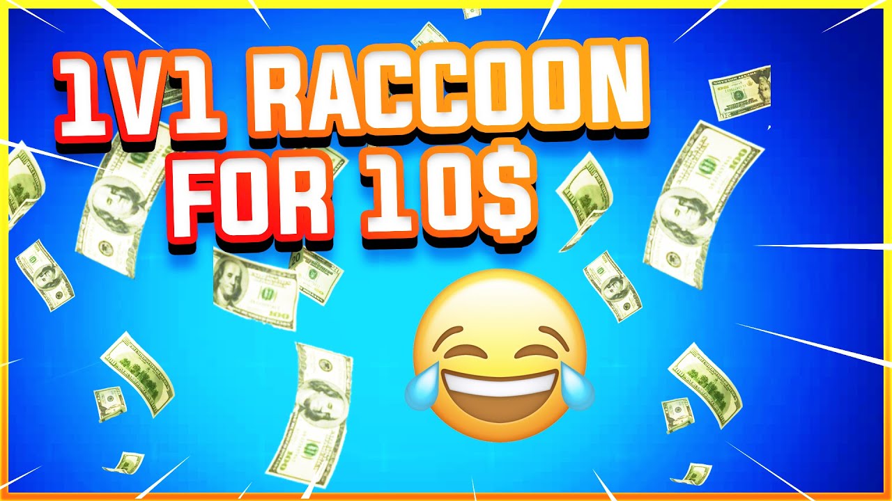 1V1 RACCOON AND WIN 10$ (1V1ING SUBSCRIBERS WINNER WINS PRIZE) - YouTube