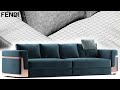 №207. Modeling Sofa &quot; Fendi RAY SOFA &quot; Autodesk 3ds Max &amp; marvelous designer