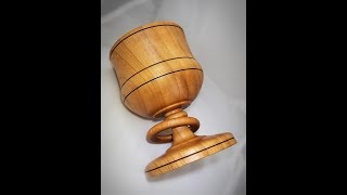 Captured ring goblet