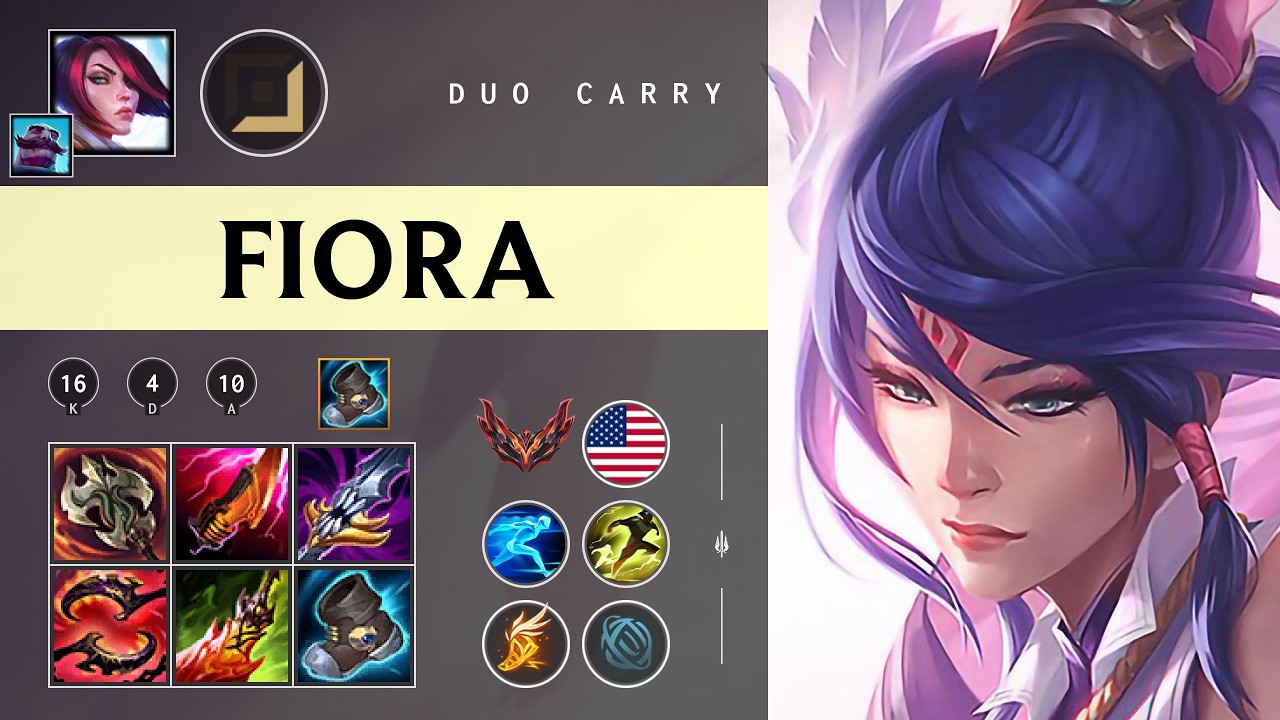 Fiora ADC vs Mel - NA Grandmaster Patch 26.04