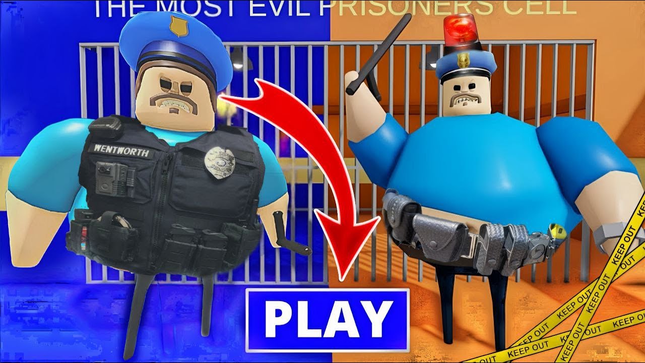 Police Barry Prison Run | Gameplay Walkthrough | Roblox Obby | ASAD ...