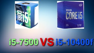 i5-7500 vs i5-10400f with gtx 1660 in 8 different games. 3 years of intel evolution