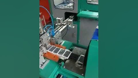 AGM enveloping and stacking machine 2