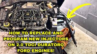 How To Replace Injectors On 2.0 TDCI DURATORQ Ford Engine!