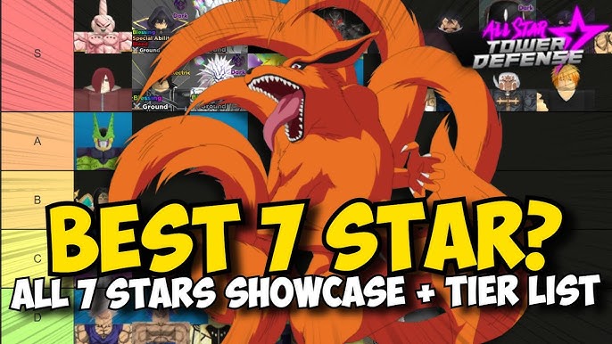 The BEST 7 Stars in ASTD! All 7 Stars Showcased & Ranked Ft. Buu 7 Star *  Goku / Vegeta 7 Star! 