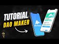 Tutorial Dao Maker, platforma lansare IDO (SHO)