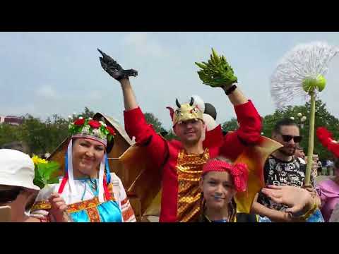 Костюмированное шествие "Семейный движ" в Комсомольске
