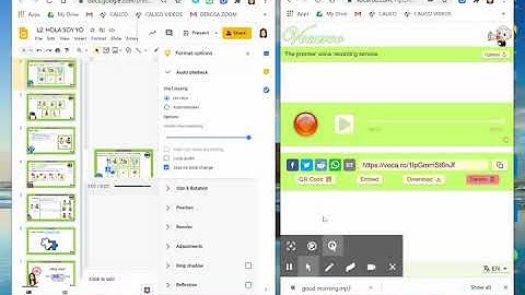 How to Add a Voice Recording to Google Slides Using Vocaroo